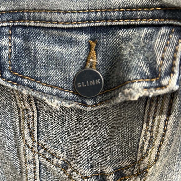 Slink Jeans Denim Coat "Love Your Body" - Picture 4 of 11